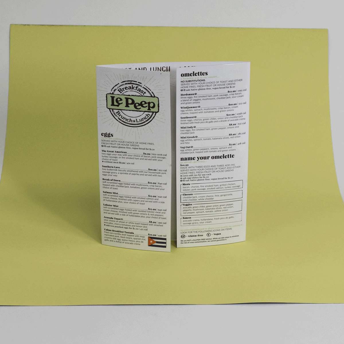 Le Peep Menu Animation Le Peep Menu